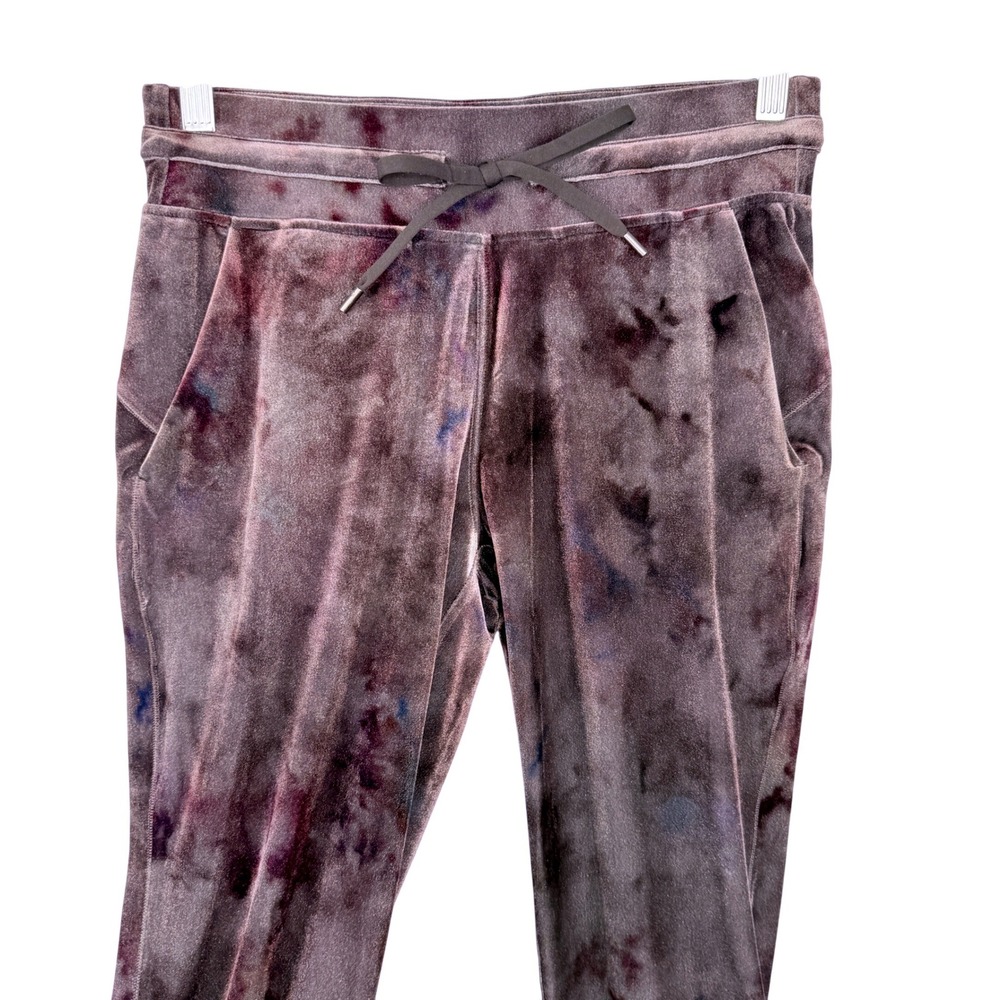 Lululemon Special Edition On the Fly Jogger Womens 6 Purple Tie Dye Velour